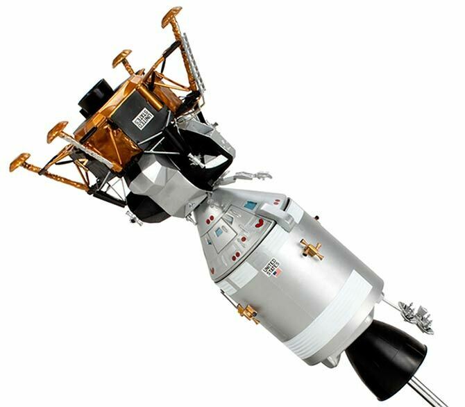 NASA Apollo Command Service LEM Lunar Module Desk Display Space 1/48 SC Model