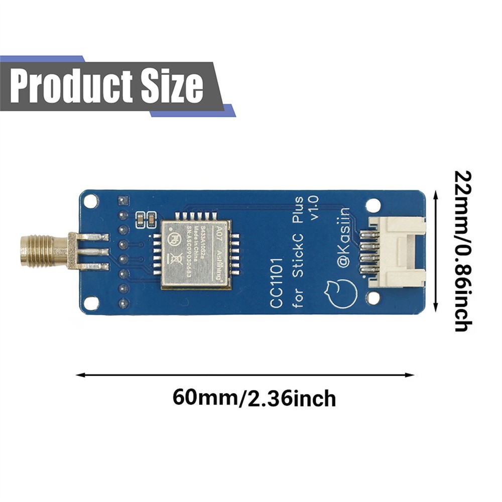 For M5Stack StickC Plus2 CC1101 IoT Module 433MHz Compatible For Bruce Firmware
