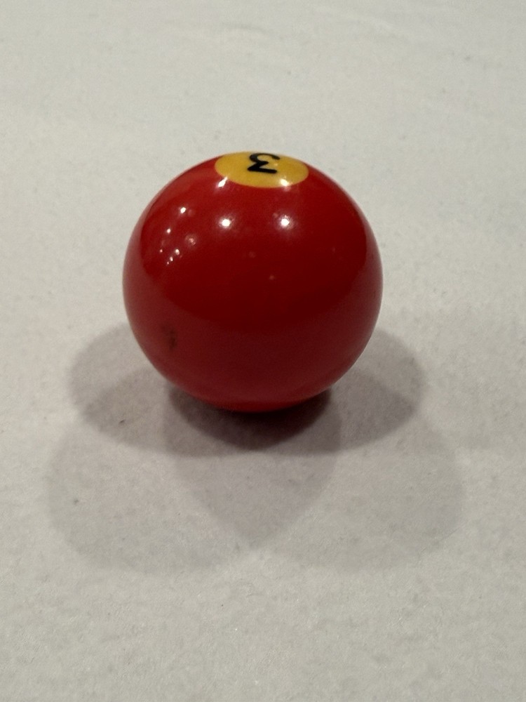 Solid Red #3 Replacement JAPER BEES Billiard/Pool Ball Regulation Size