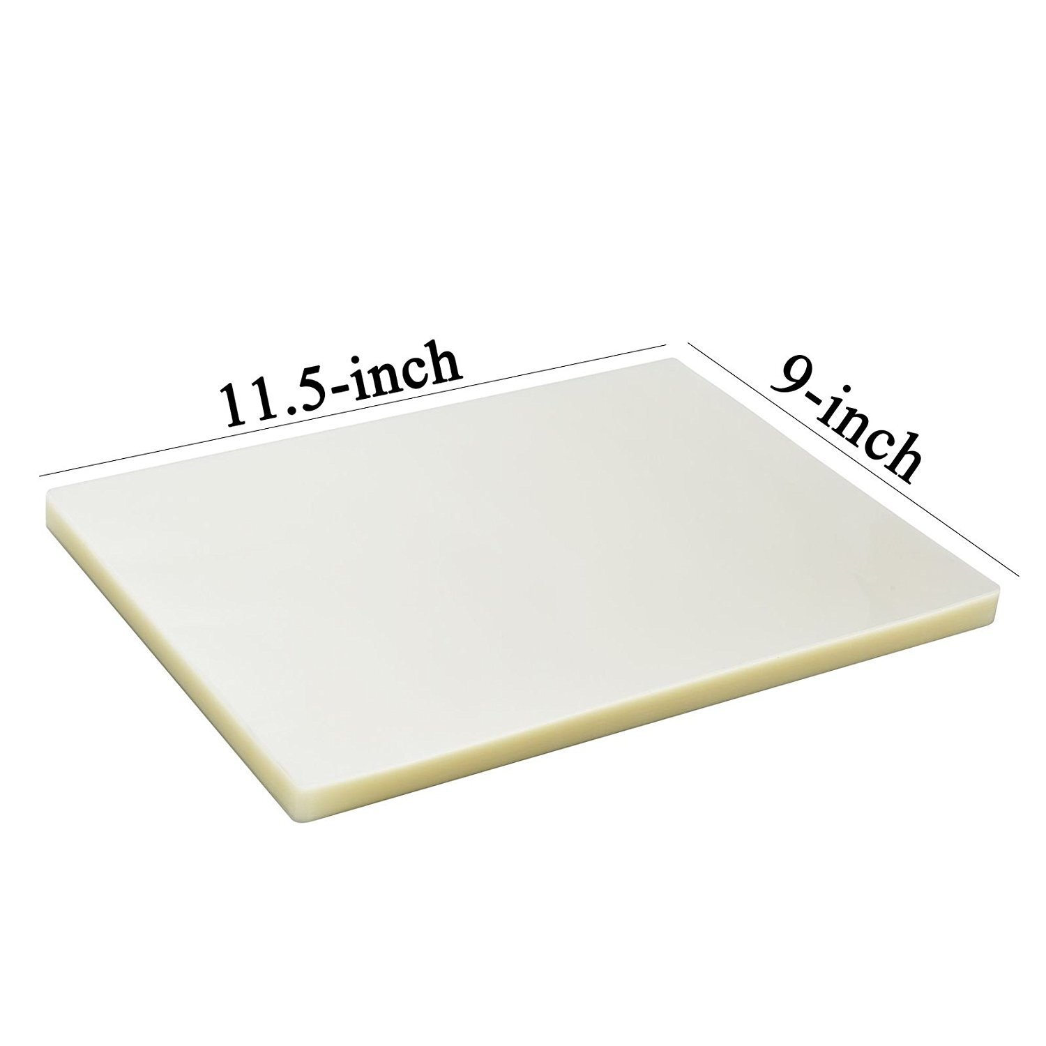 200 Pack Clear Letter Size Thermal Laminating Pouches 9 X 11.5 inch Sheets 5 Mil