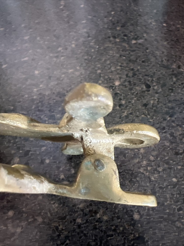 Vintage Brass Anchor Door Knocker
