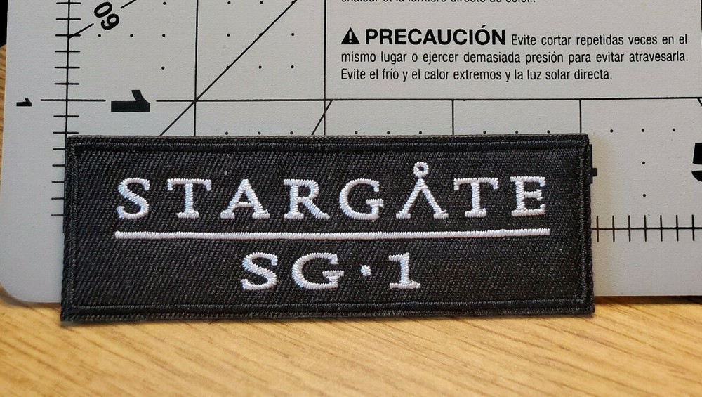 Stargate SG-1 Title Logo Patch 4 inches wide