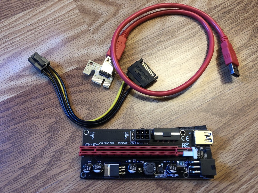 PCie GPU Risers Mining 6-pack