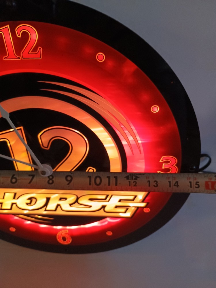 Genesee 12 Horse Light Up Beer Clock - Rare, See Description