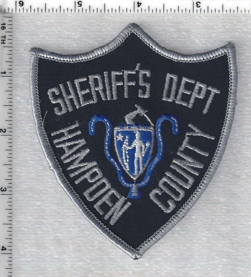 Hasmpden County Sheriff's Department (Massachusetts) blue Shoulder Patch