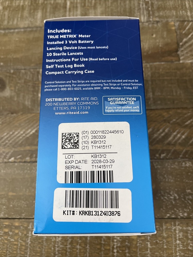 True Metrix Blood Glucose Meter