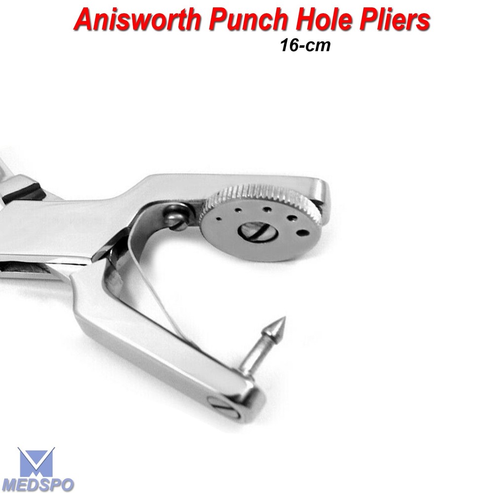 Ainsworth Hole Punch Plier Ivory Clamp Forceps Stokes Basic Rubber Dam Kit Tool