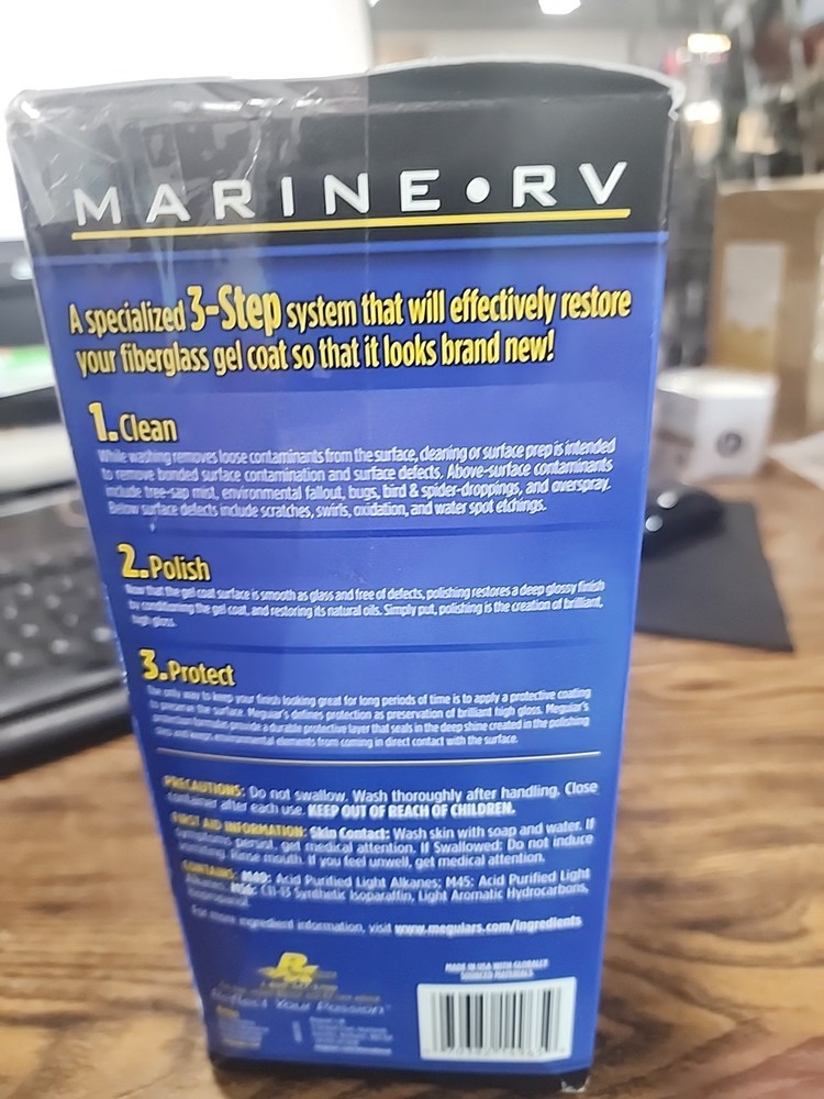 Meguiars M4965 Oxidation Removal Kit 3pc. damaged box
