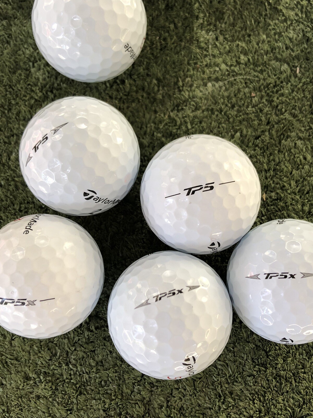 50 TaylorMade TP5 / TP5X 4A (AAAA) Grade Used Golf Balls - FREE SHIPPING