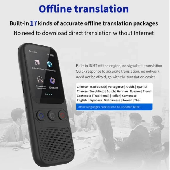 Language Translator Device, 138 Languages Supported, Instant Offline Language Tr