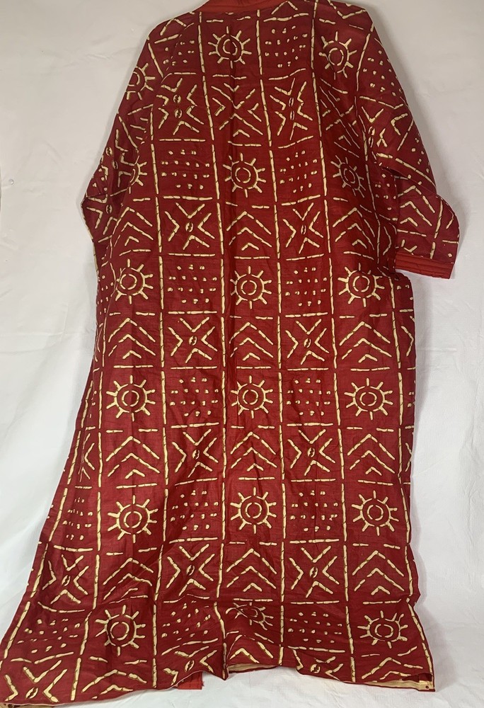 Handmade African Print Kimono Duster | Long Robe open front oversized