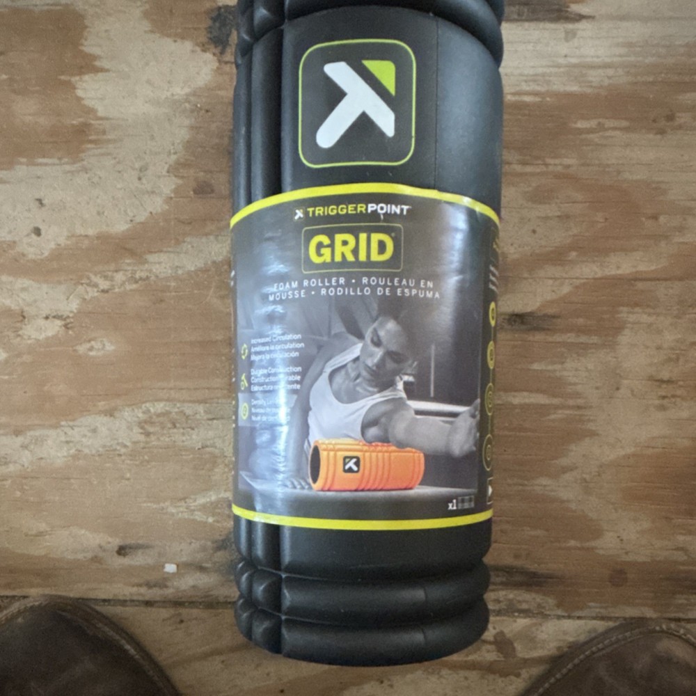 Trigger Point Performance GRID Foam Roller Black Massage Grid Firm Portable