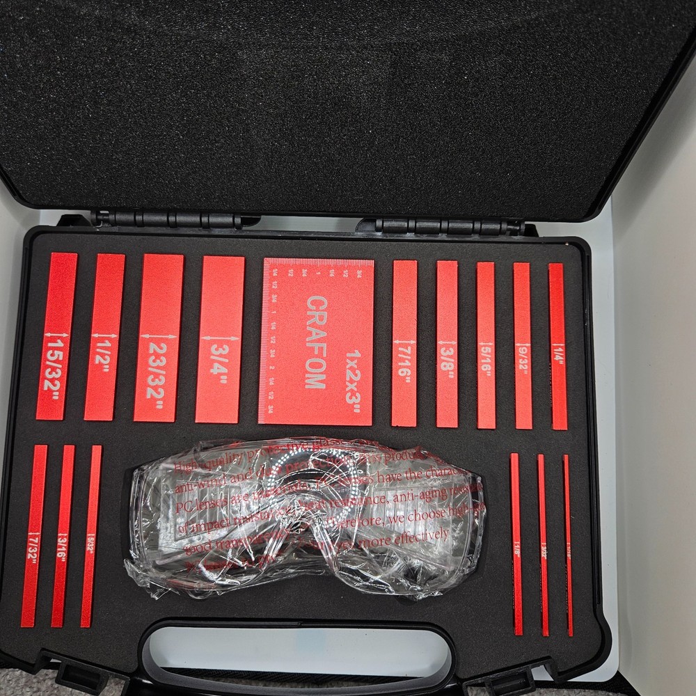 CRAFOM Setup Blocks Set 16pcs Wood Working Tool Kit NIB
