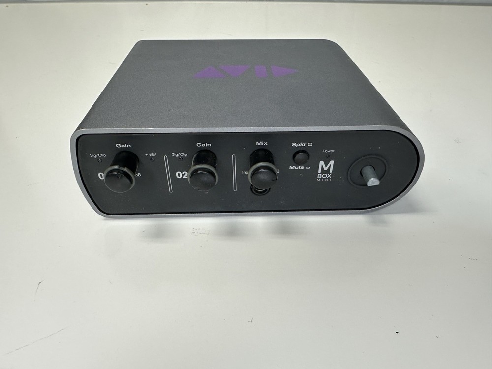 M-Audio Mbox Mini USB Audio Interface Untested No Power Cord AS-IS