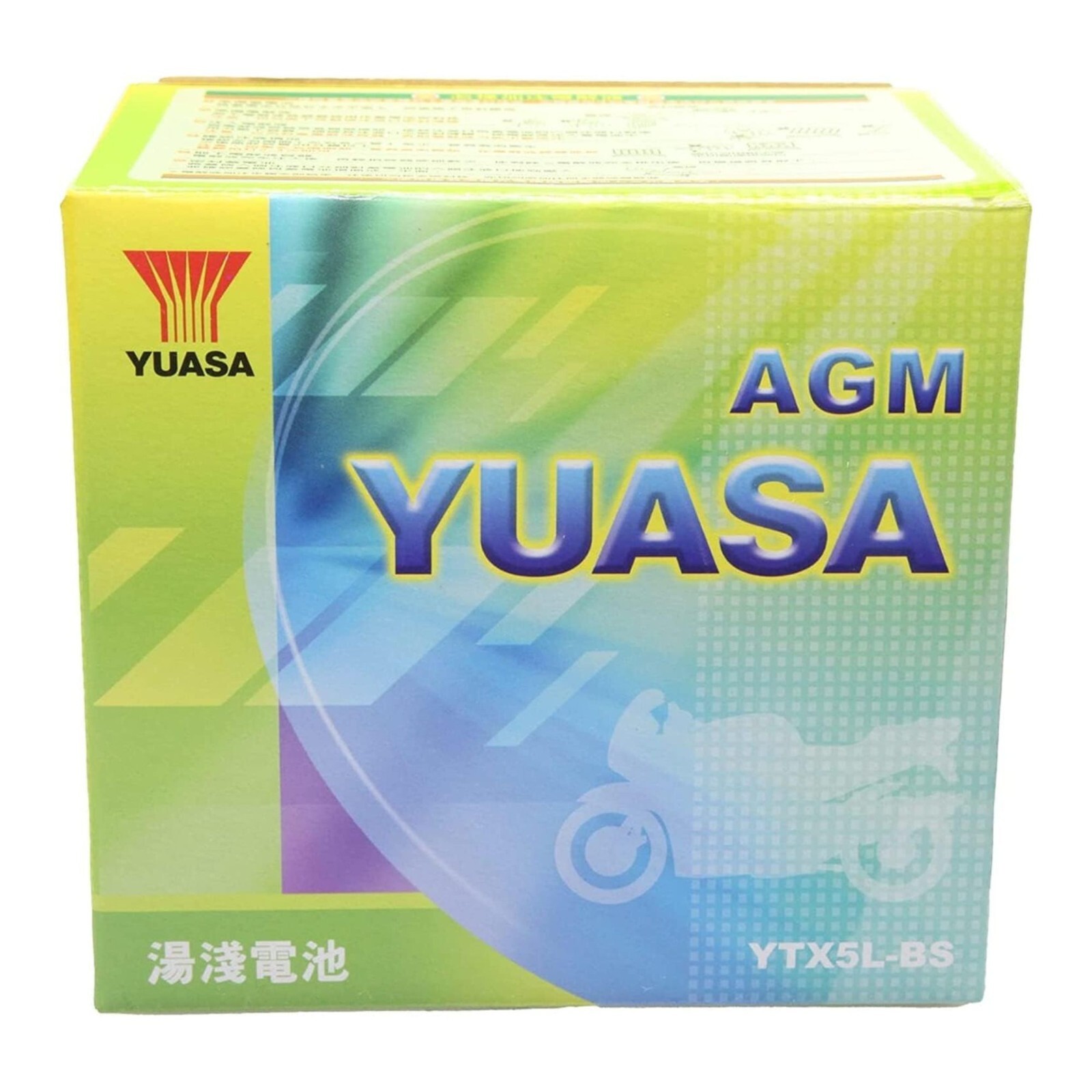 Yuasa YTX5L-BS Maintenance Free Powersport Battery for Motorcycle, Scooter& ATV