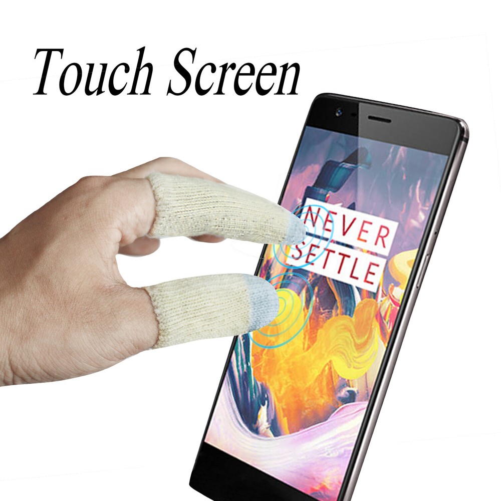 EvridWear Touchscreen Cotton Elastic Blend, Thumb Protector (1 Packs/10 Total)