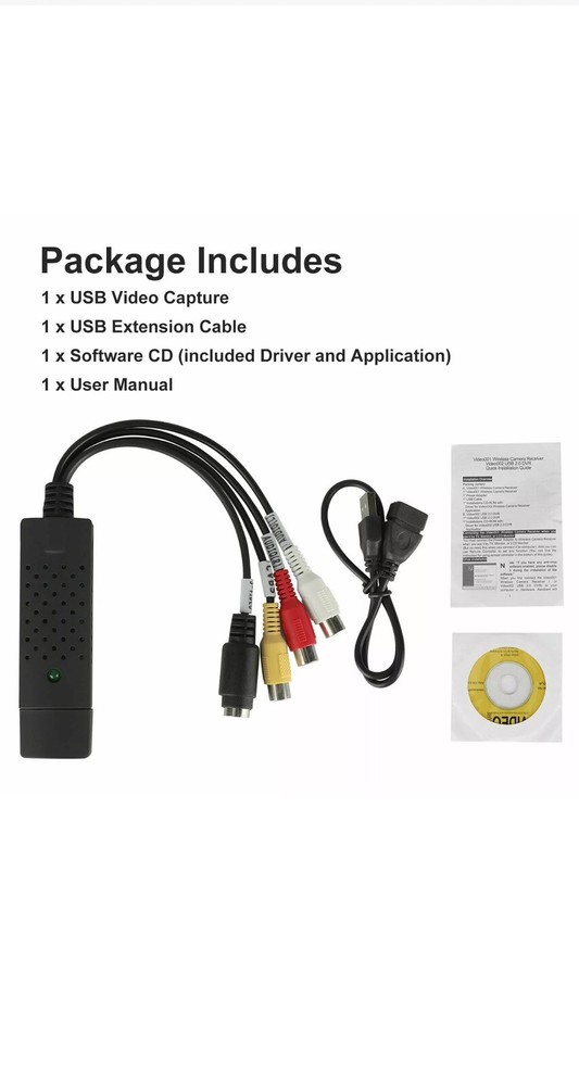 VHS To DVD Wizard Software | USB Video Capture Device Grabber | Digital Video