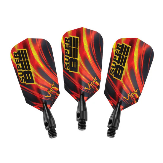VIPER SUPER BEE BLACK 16 GRAM DARTS 2BA SOFT TIP SET NEW SHIPS FREE FREE FLIGHTS