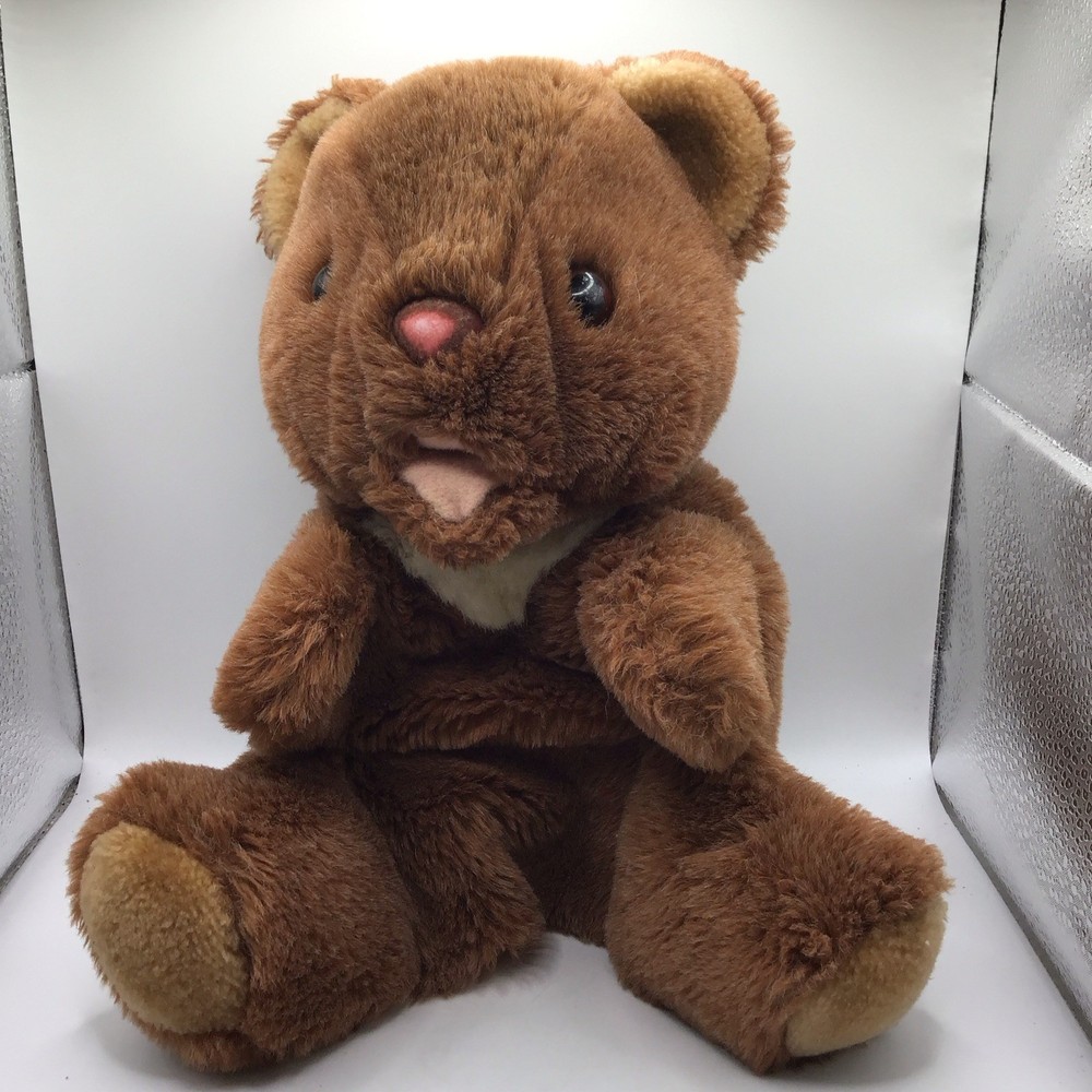 Benton Bear Hand Puppet Caltoy Softsheen 10 “