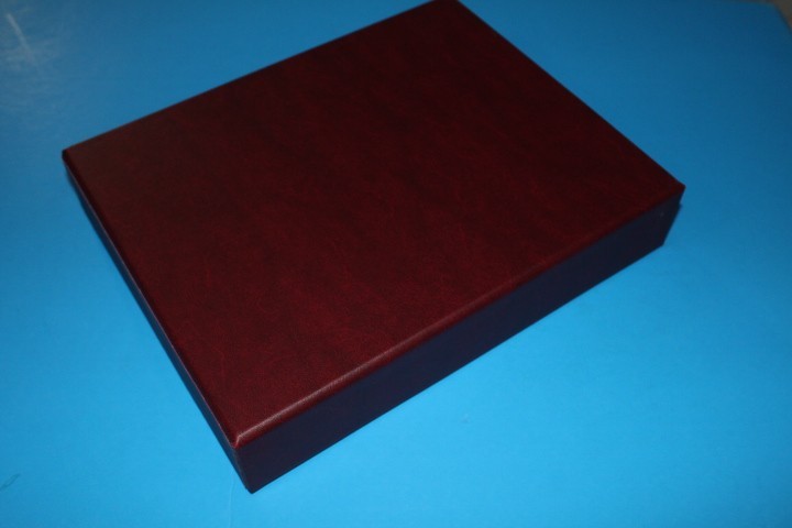 Safe Variant 11 Ring binder inc dustcase 708 Wine Red BlueLakeStamps OUTSTANDING