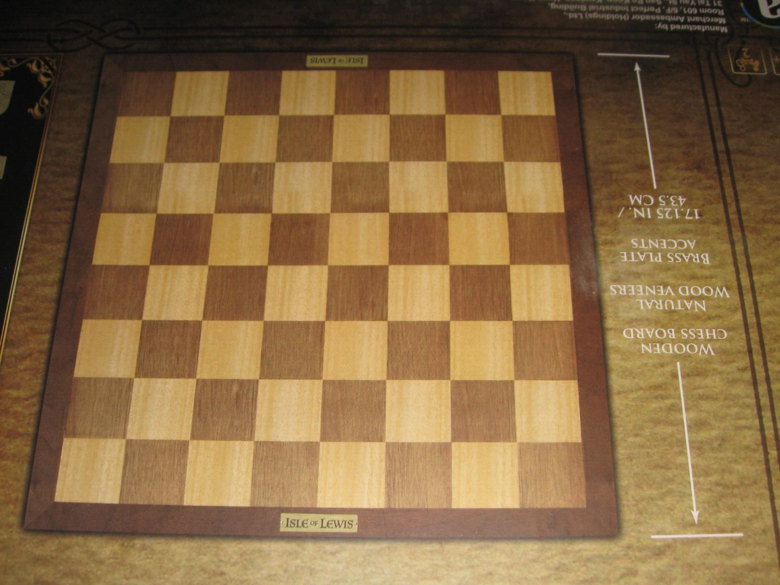 Brand New Isle Of Lewis Deluxe Replica Historic Large Chess Set Ambassador Games