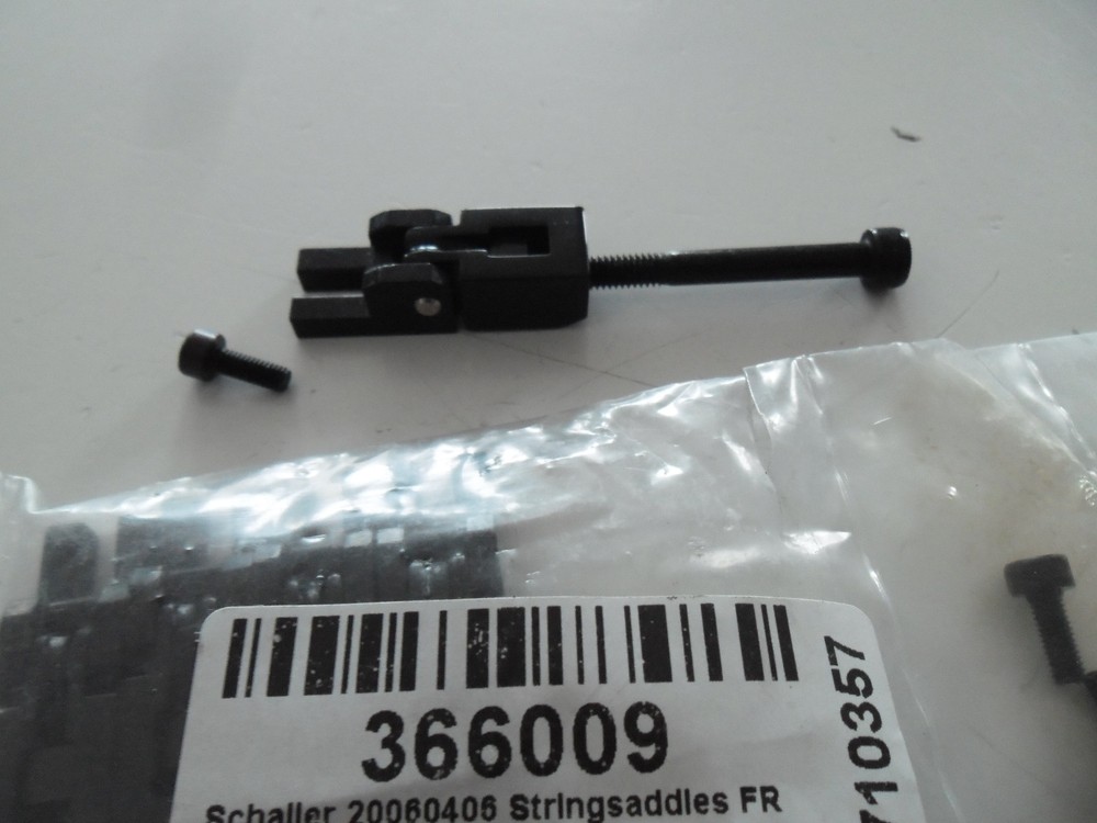 SCHALLER STRINGSADDLE FLOYD ROSE TREMOLO BK SADDLE REPLACEMENT, NEW