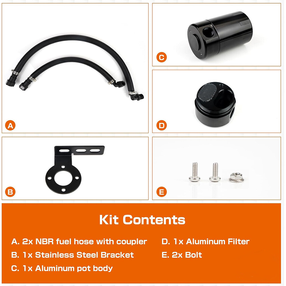 Oil Catch Can Oil Separator For 19-22 Chevy Silverado 1500 & GMC Sierra 5.3/6.2L