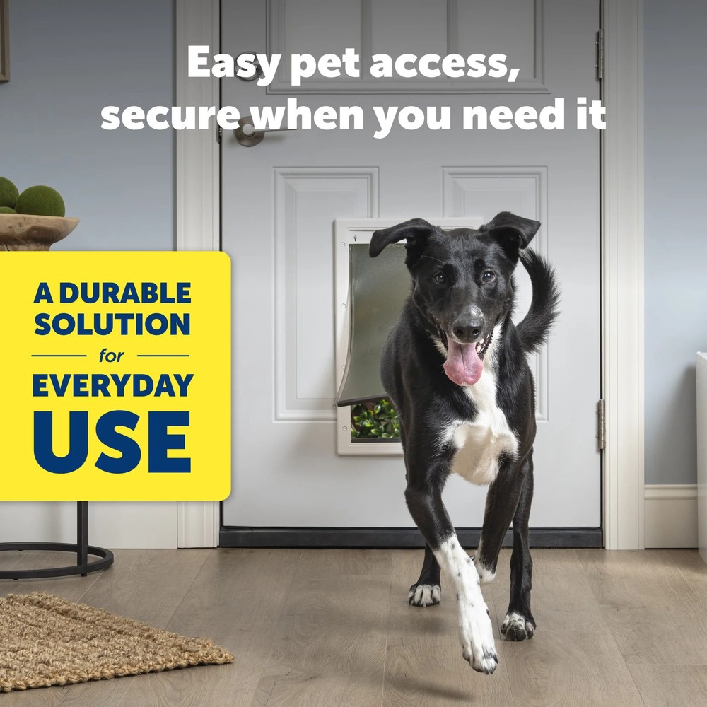 PetSafe NEVER RUST Dog Door, Paintable, Easy DIY Installation