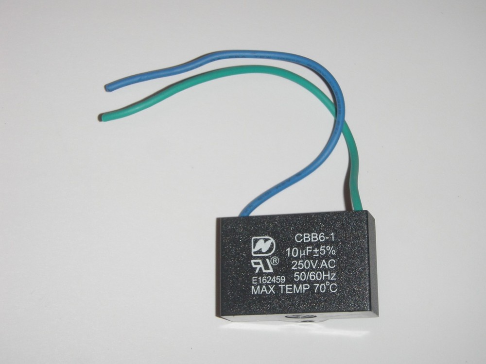 Run Capacitor for Breadman Ultimate Bread Maker TR2200CE 3-Rivet Version
