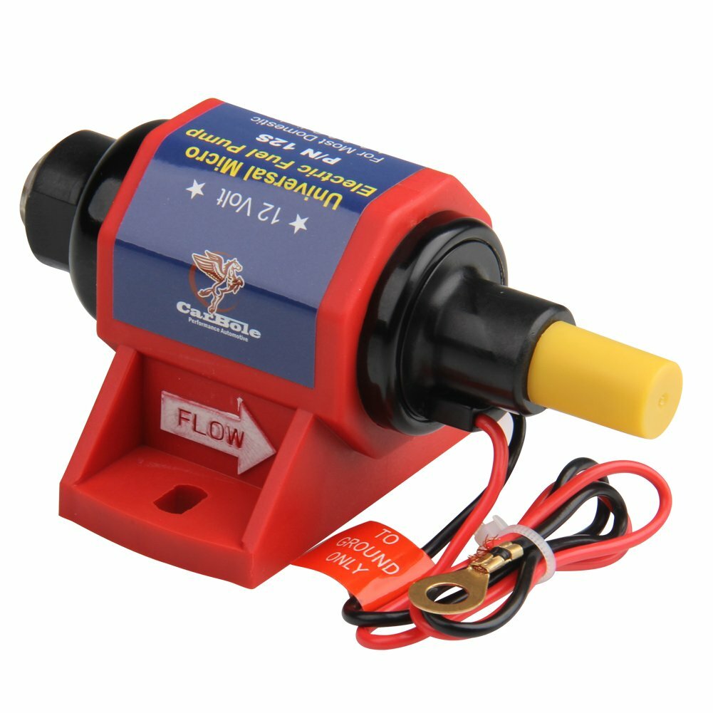 Universal Electric Inline Fuel Pump Carburetor 4-7 PSI 32 GPH Gas Diesel Alcohol