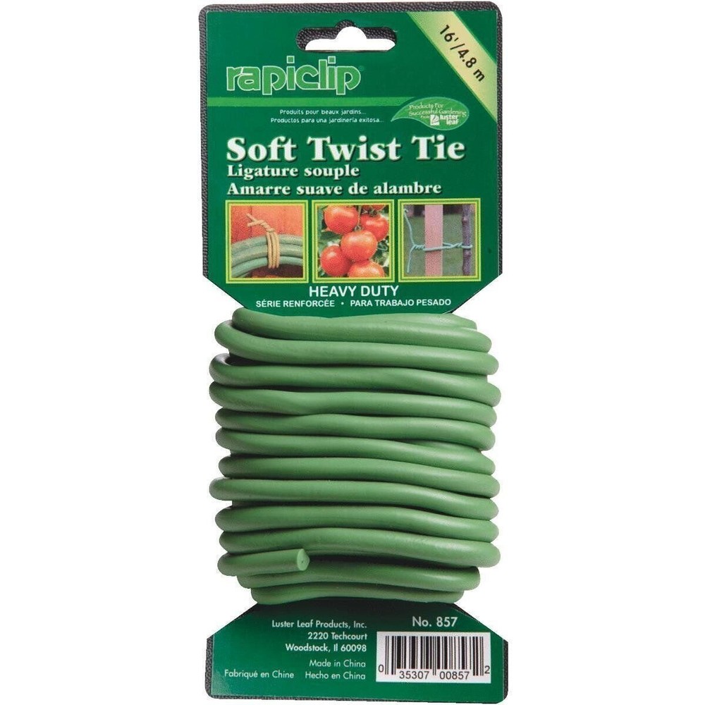 Rapiclip 16' Hd Grn Soft Wire Tie