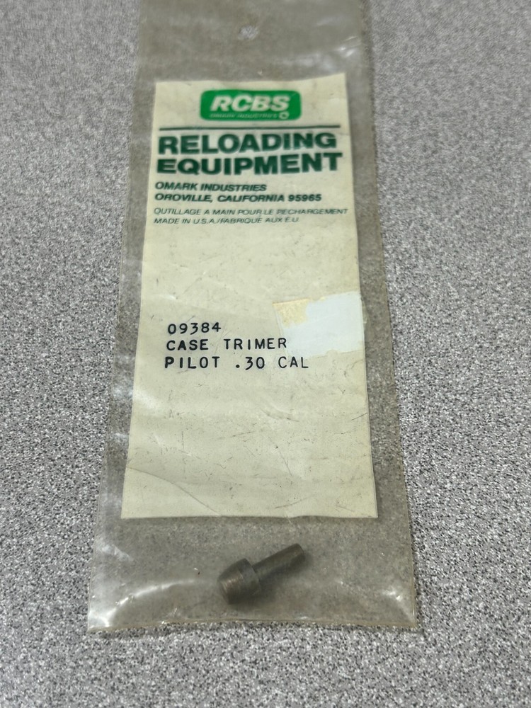 RCBS .30 Cal. Case Trimmer Pilot-NOS