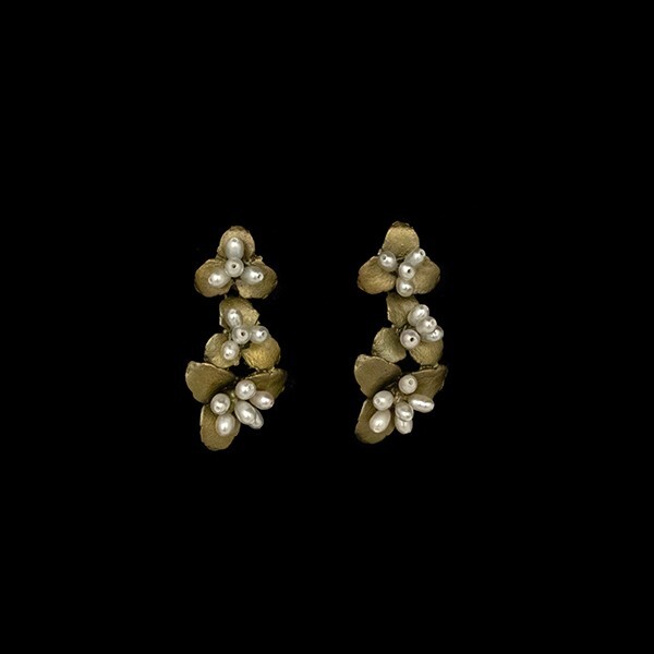 MICHAEL MICHAUD PACHYSANDRA LONG POST EARRINGS 3766