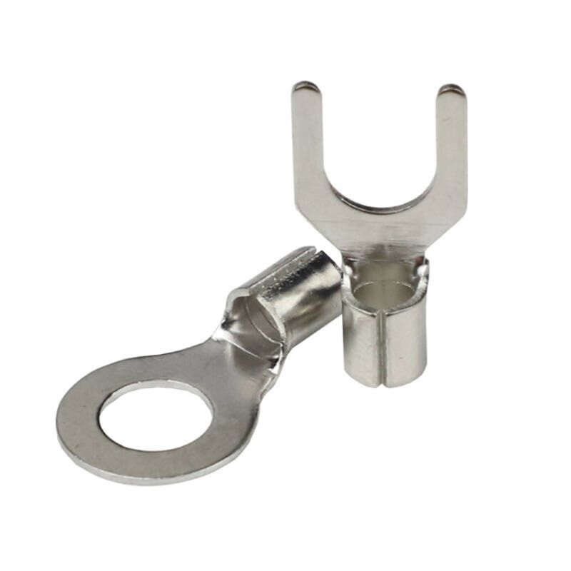 320 Pcs Non-Insulated Ring Fork U-Type O-Type Terminals Battery Cable Terminals