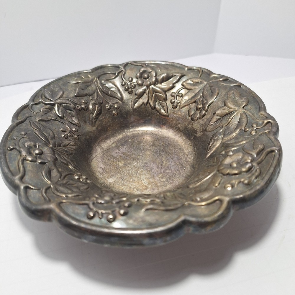 silver plate bowl