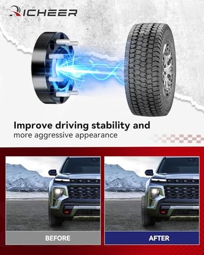 8x180 to 8x6.5 Wheel Adapters for 2011-2025 Silverado 1.5 inch 8x180 to 8x6.5