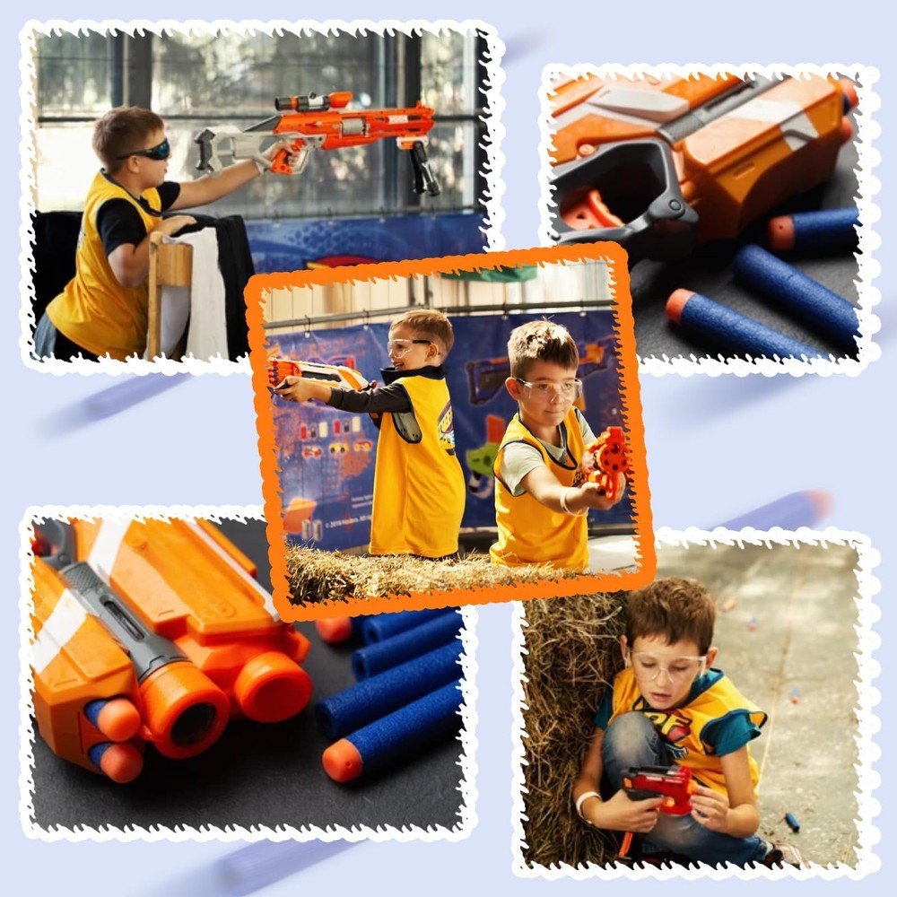 AMOSTING Refill Darts 100PCS Bullets Ammo Pack Compatible for 7.2 cm, Blue