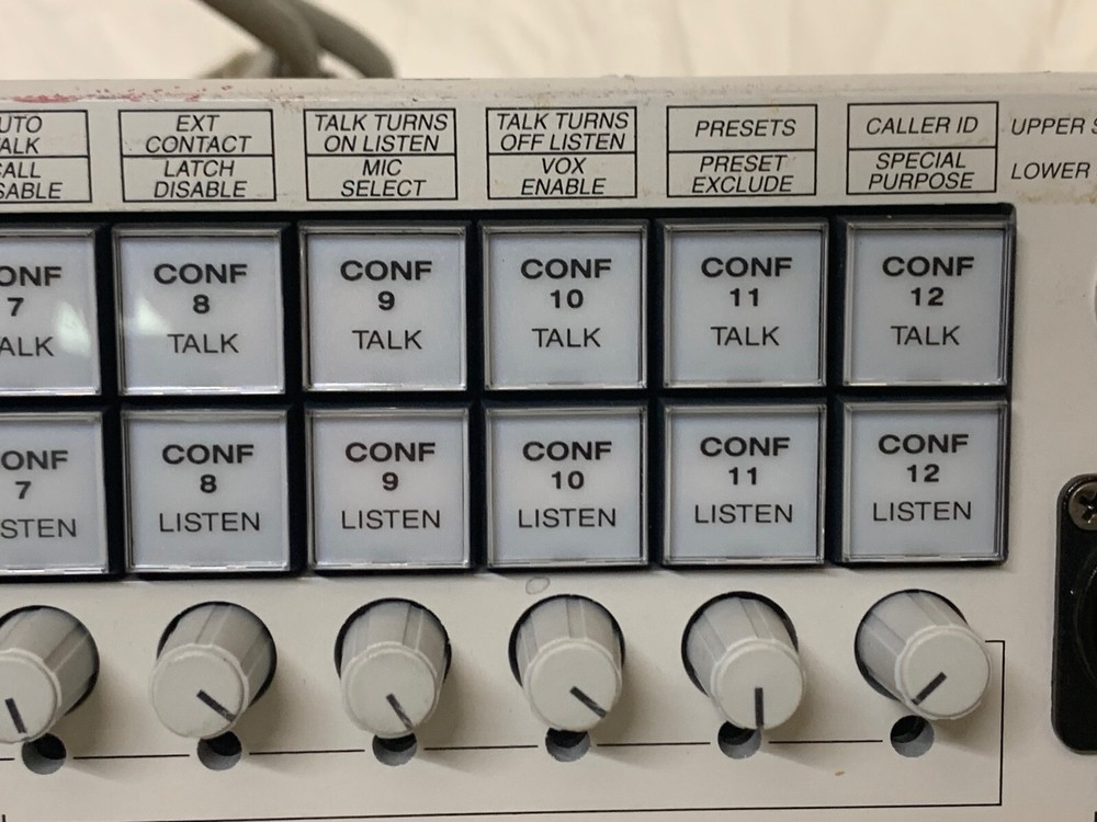 RTS 803 12-Channel Programmable Master Station (untested)