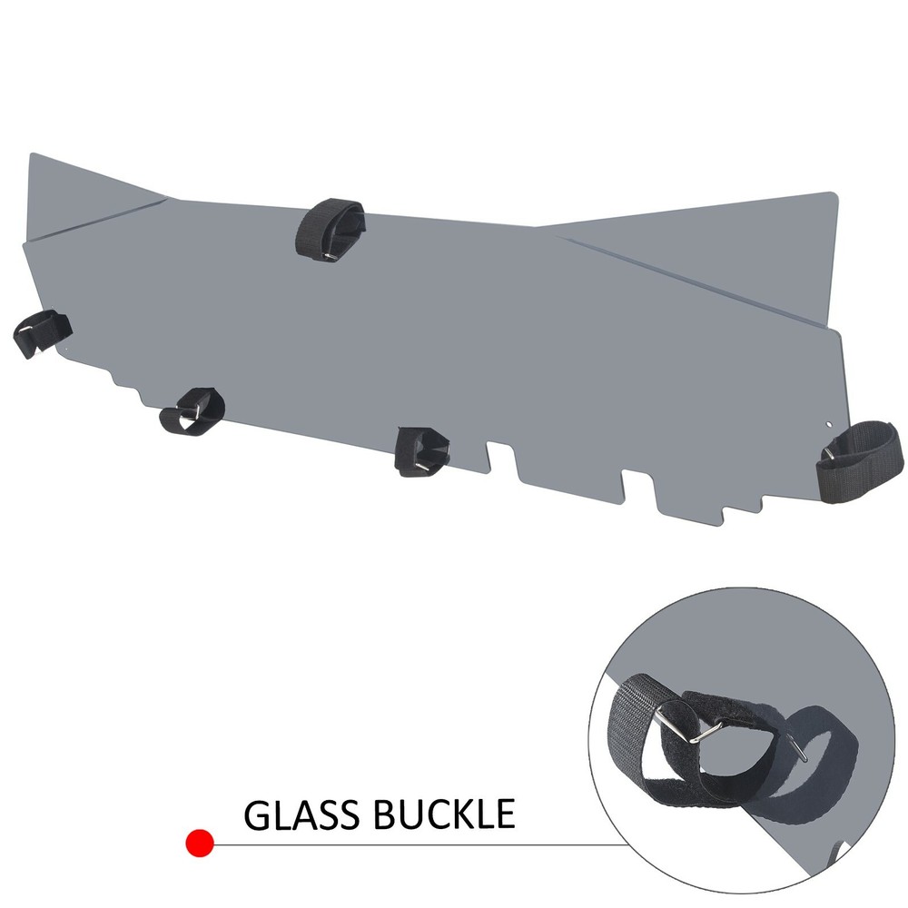 For Can Am Maverick X3 Rear Windshield Window Panel Dark Tinted