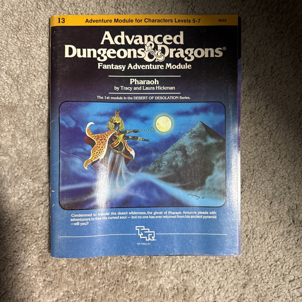 ADVANCED DUNGEONS & DRAGONS Pharaoh 1982 TSR 9052 Module I3