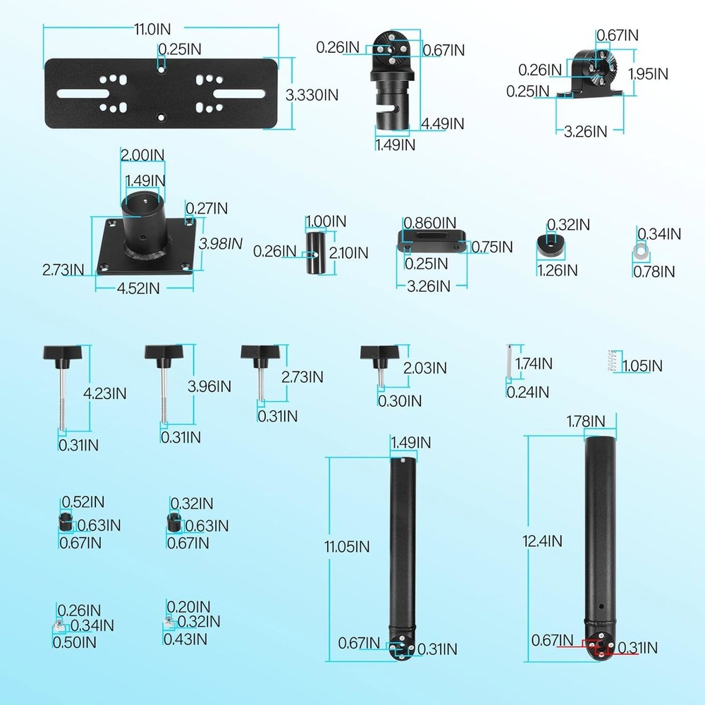 For Garmin Lowrance Fish Finder Chartplotters Mount 350 Degree Adjustable Angle