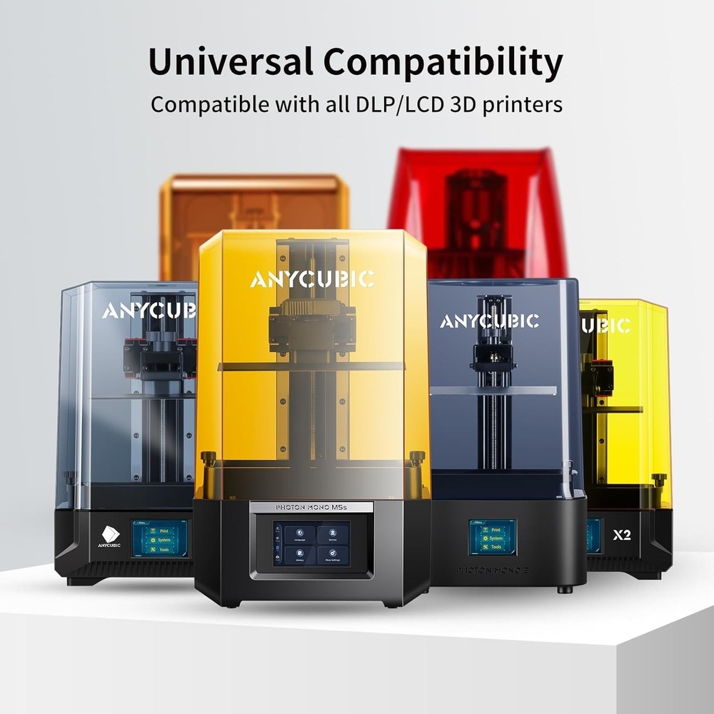 Black 3D Printer Resin 1000g - High Precision & Low Shrink Technology
