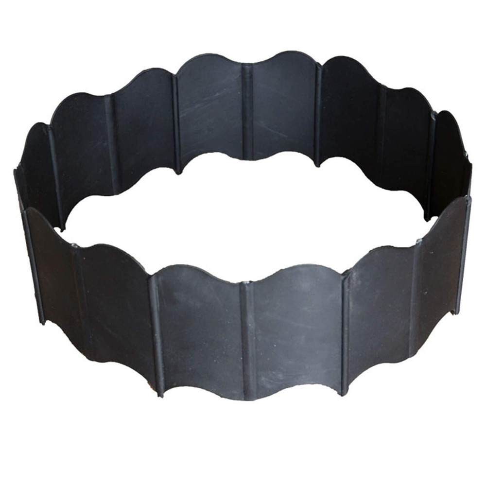 Orgrimmar 20 ft Garden Edging 40PCS Interlocking Landscaping Edging Kit, Plas...