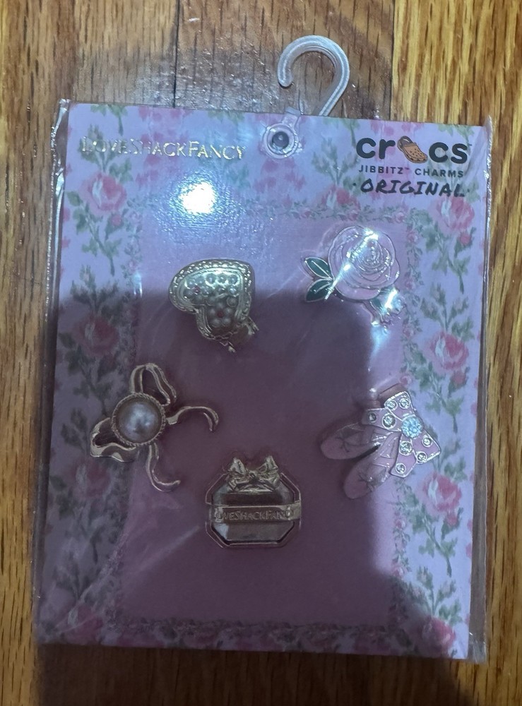 CROCS x LoveShackFancy 5-Pack Jibbitz Shoe Charms