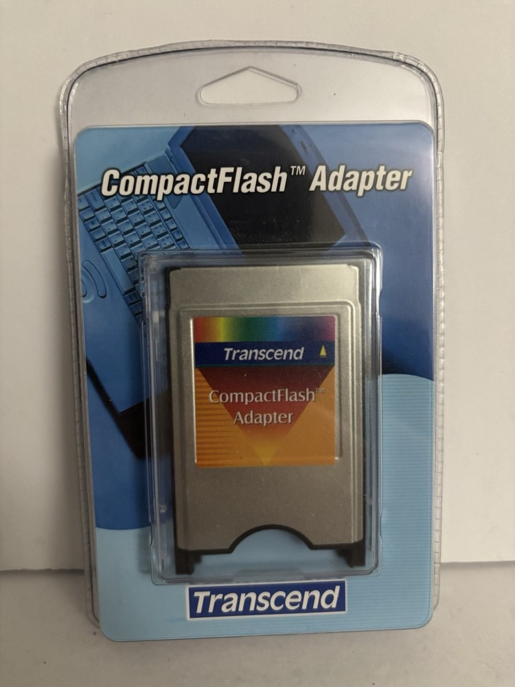 Transcend CompactFlash Adapter TSOMCF2PC - New & Sealed