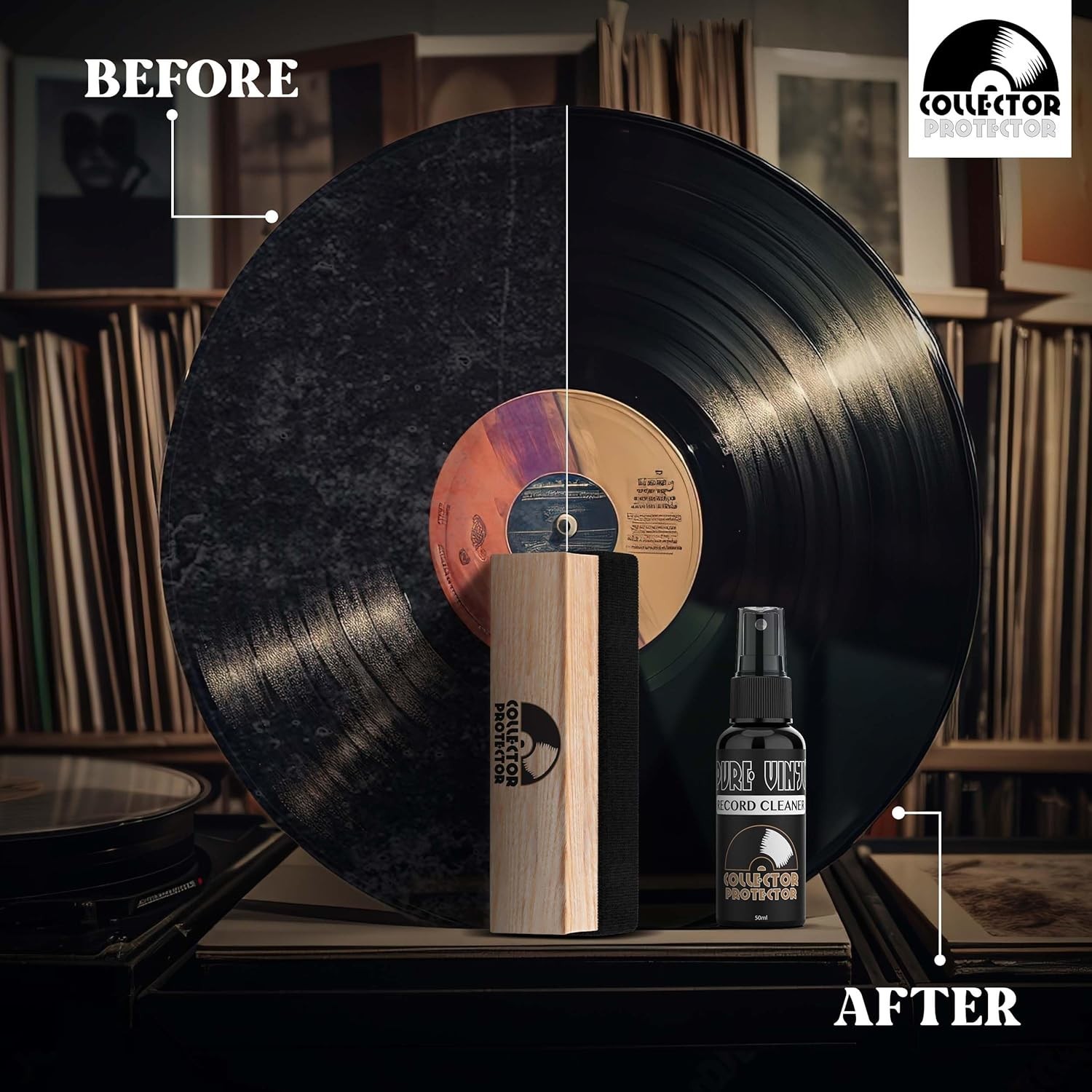 Ultimate Vinyl Record Maintenance Kit: Cleans & Protects for Optimal Playback