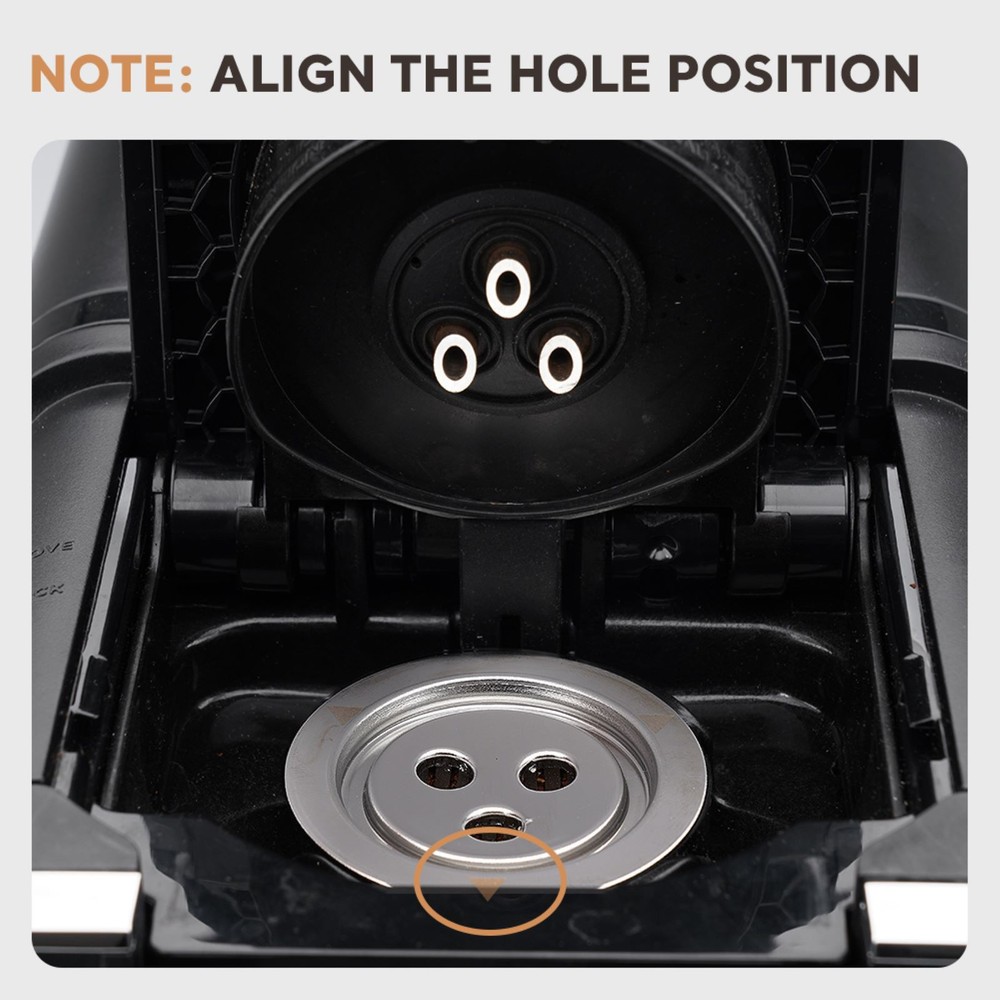 Stainless Steel Capsule Filter Shell Accessory For Ninja Coffee Machine