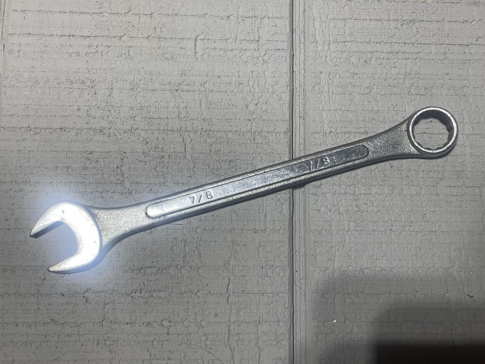 Drop Forged Wrench 7/8 Silver Taiwan Tool Hardware