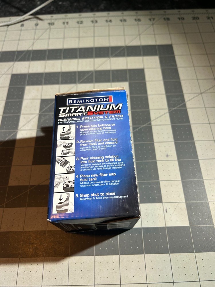 NOS Remington CC-100 Titanium Smart System Cleaning Solution & Filter