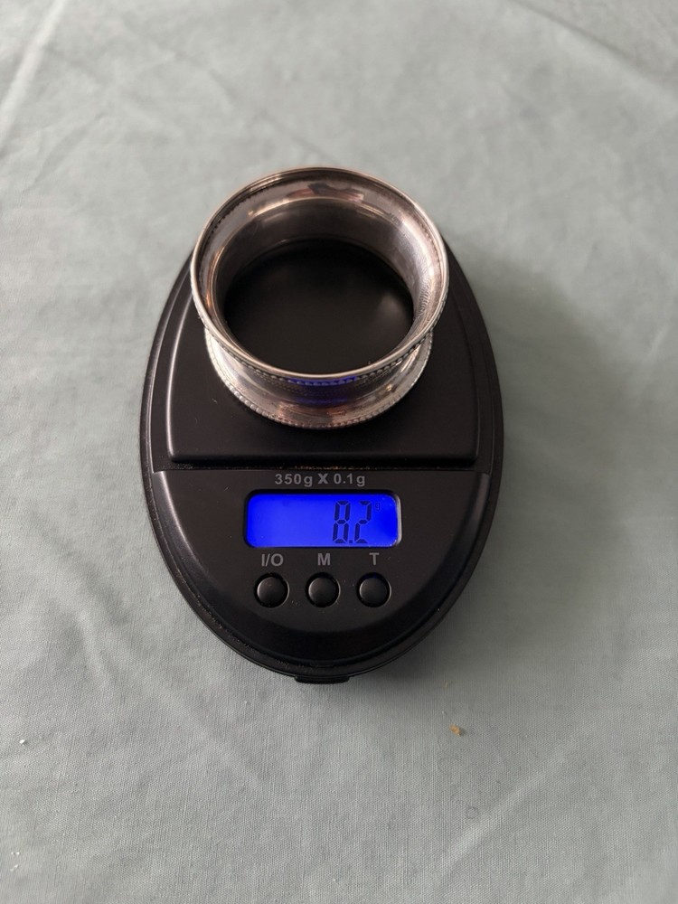 Small silver napkin ring antique hallmarked collectable